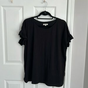 Max Studio S/S top textured top 1X